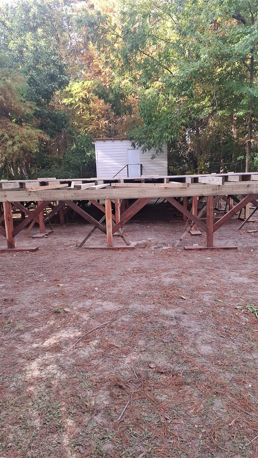 Construcción en madera Isla Delta – exterior paso 1